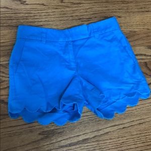 J Crew Scalloped Shorts